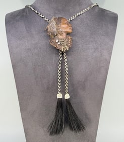 John Coleman 2017 Prix de West Bronze Bolo Tie