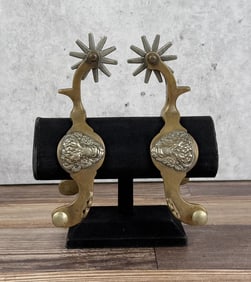 North & Judd Bronze Buffalo Cowboy Spurs