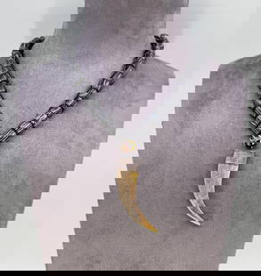 Grizzly Bear Claw Necklace Montana Residents Only: Montana Residents Only. No shipping outside of the state of Montana. Only for sale to Montana Residents. Anyone else bidding, who does not reside in the state will have their bidding privilege's revok