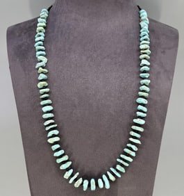 Santo Domingo Pueblo Turquoise Necklace