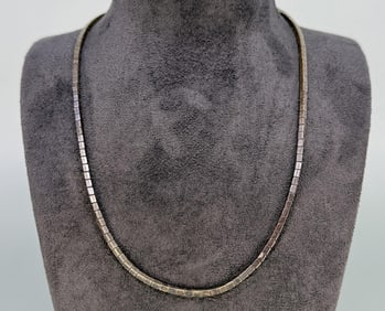 Sterling Silver Box Link Necklace Chain