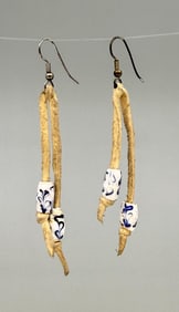 Native American Indian Trade Bead Earrings