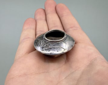 Navajo Sterling Silver Salt Cellar
