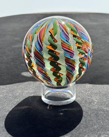 Mike Grau Tazza Glass Cane Filigrana Marble