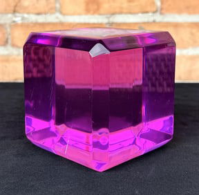 Shlomi Haziza Acrylic Lucite Cube