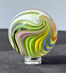 Sam Hogue Art Glass Marble