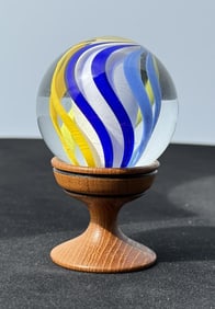 Sam Hogue Art Glass Marble