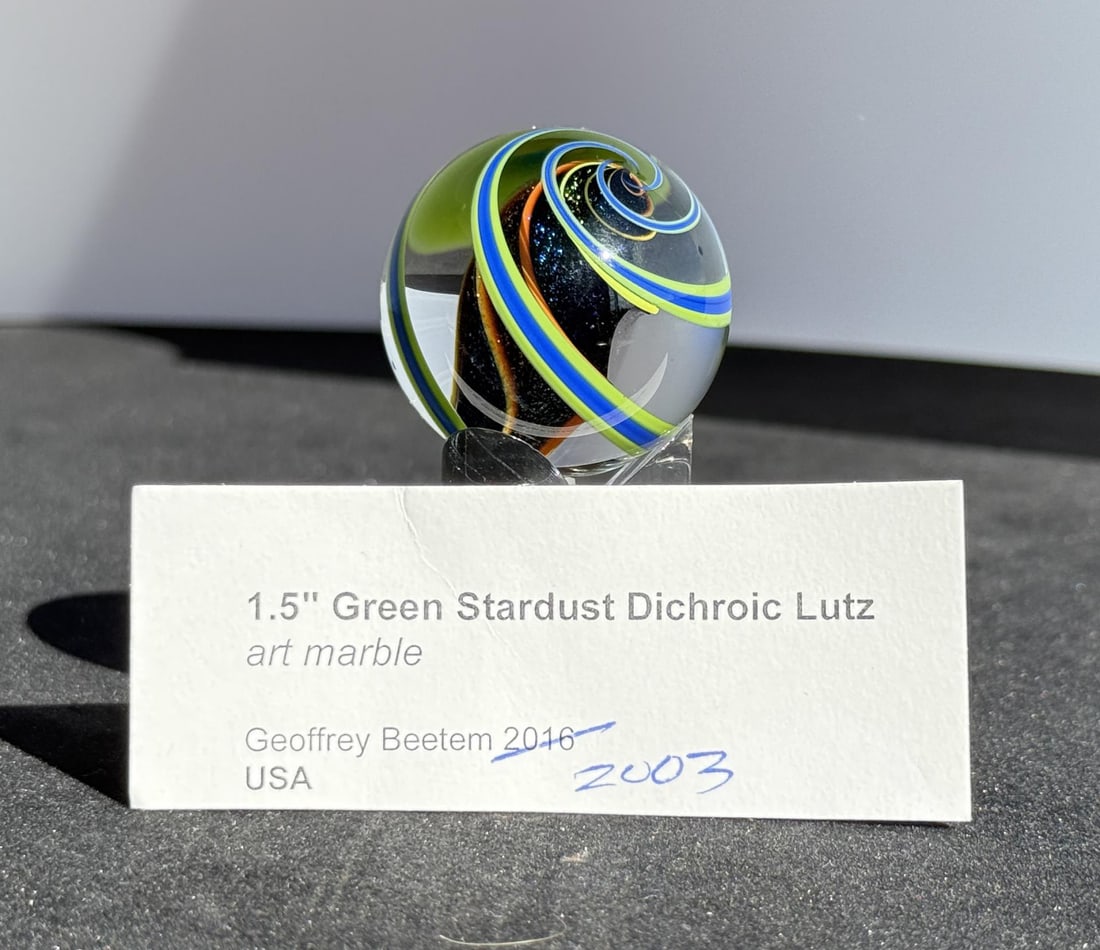 Geoffrey Beetem Art Glass Marble (1 of 7)