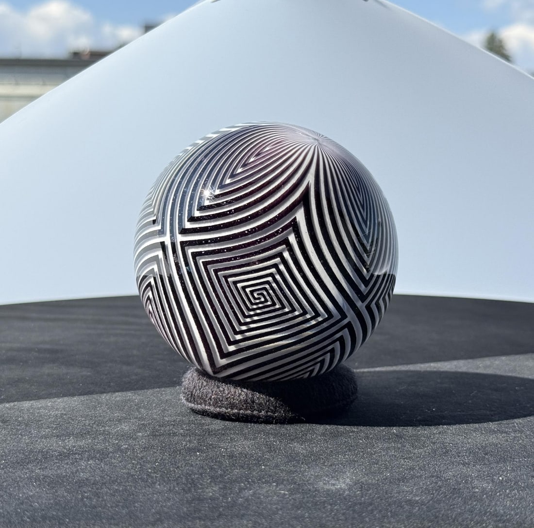 Mark Matthews Vortex Labyrinth Jumbo Marble (1 of 4)