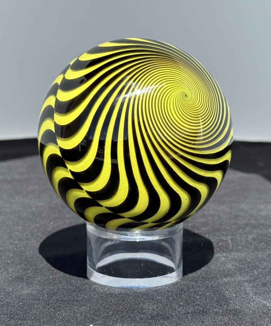 Mark Matthews Black and Yellow Hazard Marble (1 of 6)