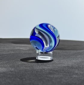 Sam Hogue Art Glass Marble