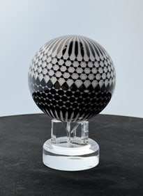 Mark Matthews Faberge Art Glass Marble