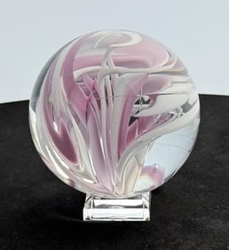 Sam Hogue Chaotic Swirl Art Glass Marble