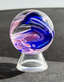 Sam Hogue Art Glass Marble