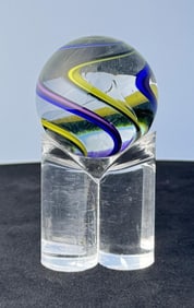 Fritz Lauenstein Art Glass Marble