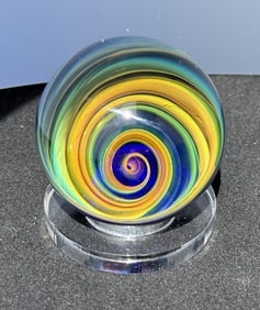 Jason Holley Borosylicate Fumed Galaxy Marble