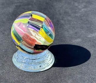 Rolf and Genie Wald Art Glass Marble