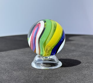Sam Hogue Art Glass Marble
