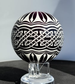 Mark Matthews Patrick Art Glass Marble