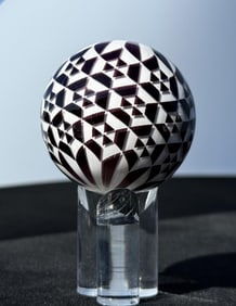 Mark Matthews Nuclear Proliferation Glass Marble