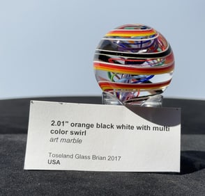 Brian Toseland Art Glass Marble