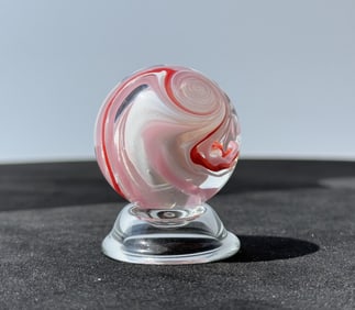 Sam Hogue Chaotic Swirl Art Glass Marble