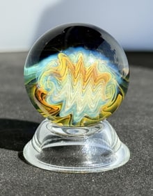 Jason Holley Borosylicate Fumed Galaxy Marble