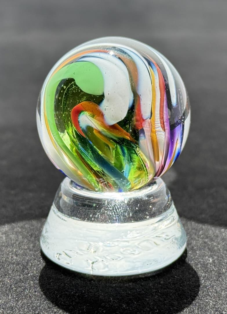 Sam Hogue Art Glass Marble (1 of 5)