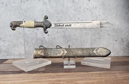 WW2 German RAD Officer Hewer Dagger
