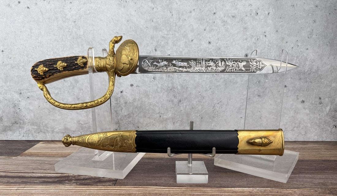 German Eickhorn Forestry Cutlass: 14 3/8" long.