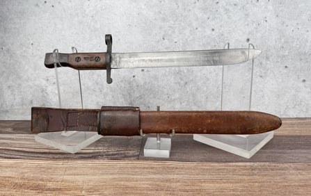 WW1 WWI 1909 US Army Ross Rifle Bayonet