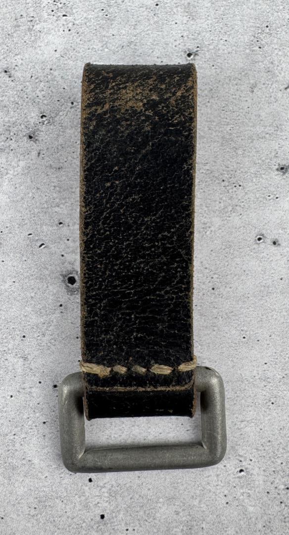 WW2 German Belt Loop: 3 5/8" long by 1 1/2".