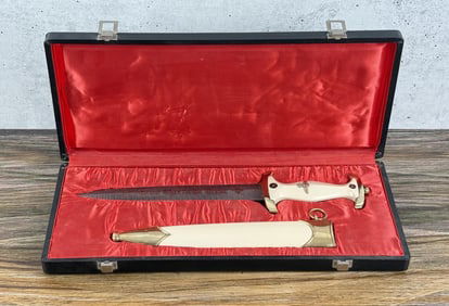 WW2 German SS Honor Dagger Damascus
