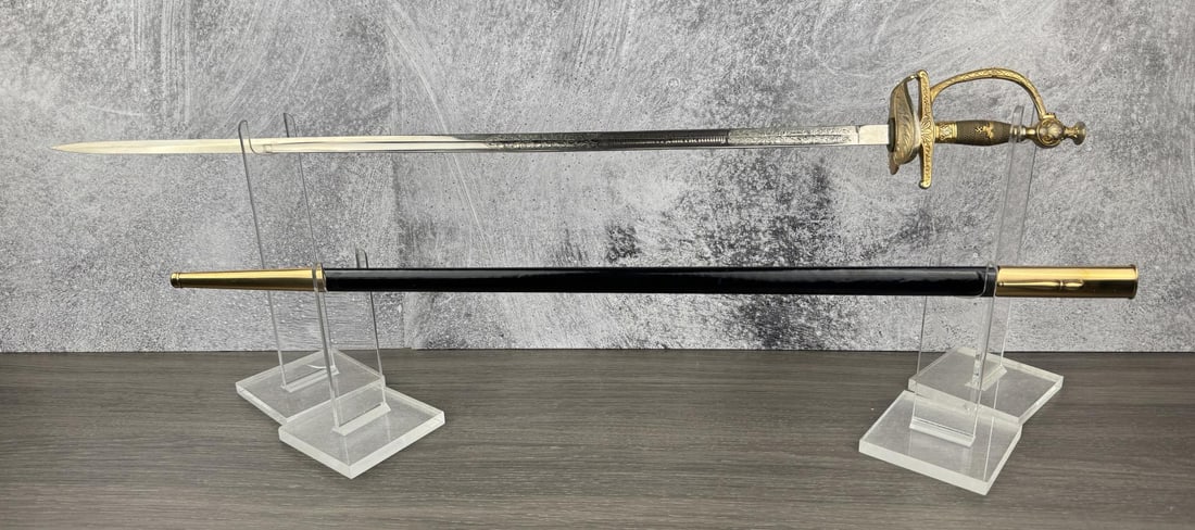 WW2 German Luftwaffe Generals Sword: Post War Manufacture. 36" long.