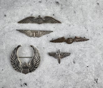 WW2 Sterling Silver Pilot Wings