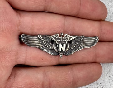 WW2 US Army USAAF Flight Nurse Wings