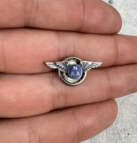 North American Aviation Sterling Silver Wings