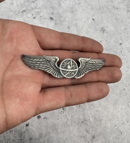 Korean War Air Force Navigator Sterling Wings