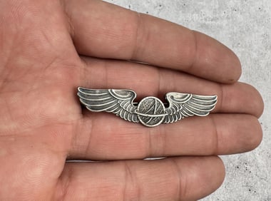 Korean War Air Force Navigator Sterling Wings