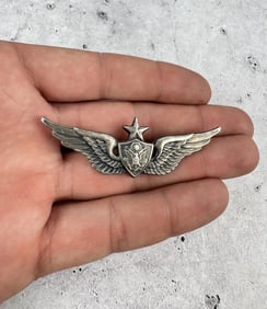 Korean War Senior Air Crew Sterling Wings