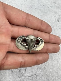 WW2 Airborne Sterling Silver Jump Wings
