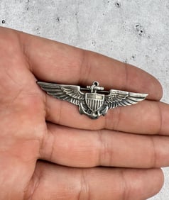WW2 US Navy Pilot Sterling Wings