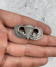 WW2 Airborne Sterling Silver Jump Wings