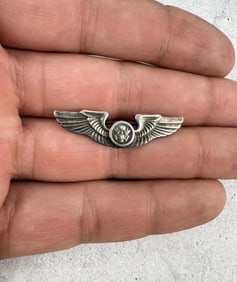 WW2 US Army Air Corps Sterling Pilot Wings