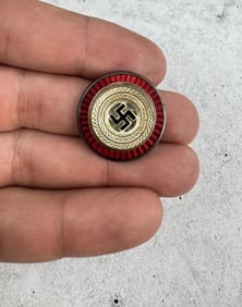 WW2 German NSDAP Enameled Visor Cap Cockade