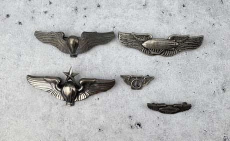 Sterling Silver Wings Zeppelin Balloon