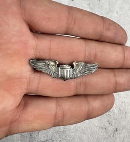 WW2 US Army Air Corps Pilot Wings Sterling
