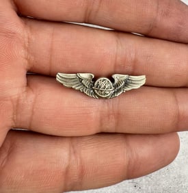 Korean War Air Force Navigator Sterling Wings