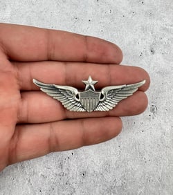 Korean War Senior Air Crew Sterling Wings