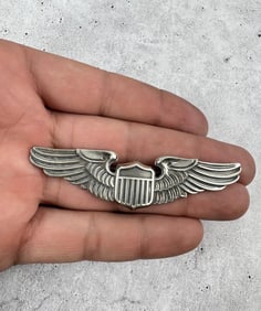 WW2 US Army Air Corps Pilot Wings Sterling